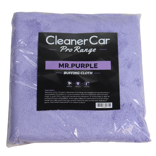 CleanerCar Pro Range Mr.Purple Buffing Cloth
