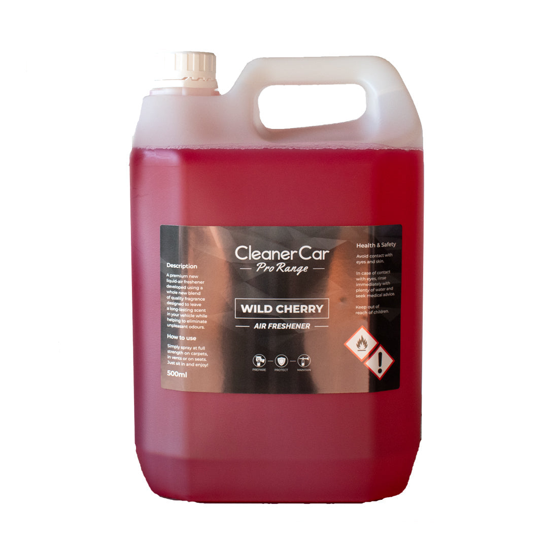 CleanerCar Pro Range Wild Cherry Air Freshener ( 500ml & 5L)
