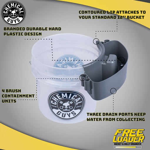 Chemical Guys Free loader Bucket & Dolly Organizer