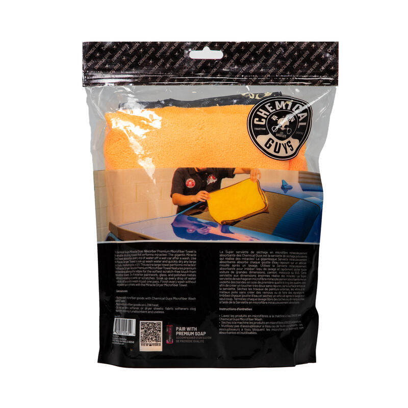 Chemical Guys Miracle Dryer Microfiber Towel 36" x 25"