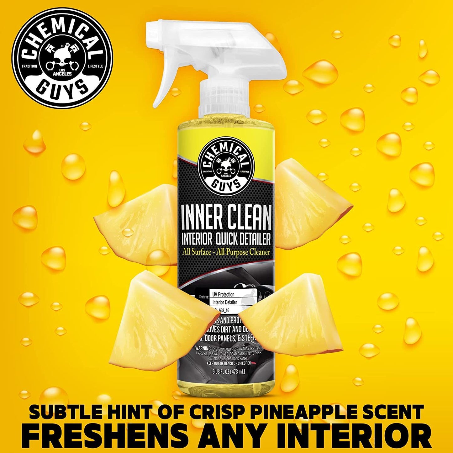Chemical Guys InnerClean Interior Quick Detailer & Protectant 473ml (16oz)
