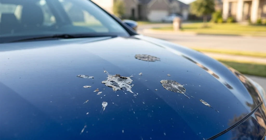 Protect car paint from bird droppings Ireland 2026. Fast fixes that actually save your clear coat.