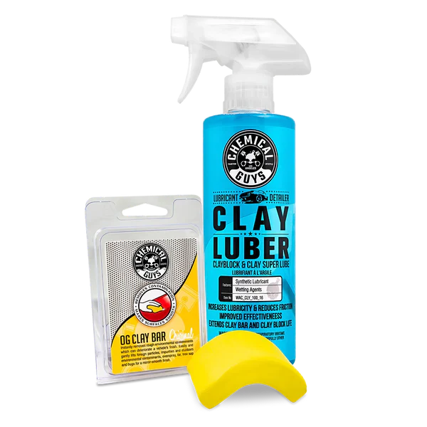 Chemical Guys OG Clay Bar & Luber Synthetic Lubricant Kit