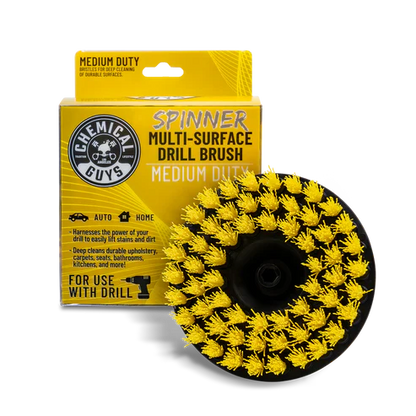 Chemical Guys Spinner Carpet Drill Brush - Medium Duty