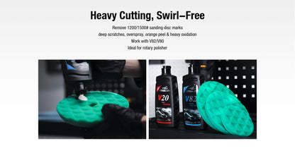 ShineMate Green Foam Pad 6" - Super Heavy (7" Face)