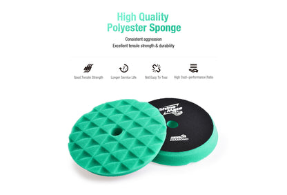 ShineMate Green Foam Pad 6" - Super Heavy (7" Face)