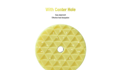 ShineMate Yellow Foam Pad 6" - Heavy (7" Face)