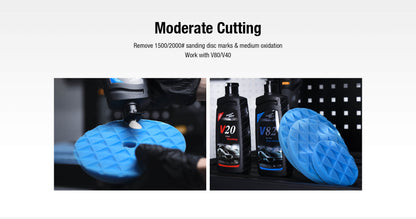 ShineMate Blue Foam Pad 3" - Medium (4" Face)