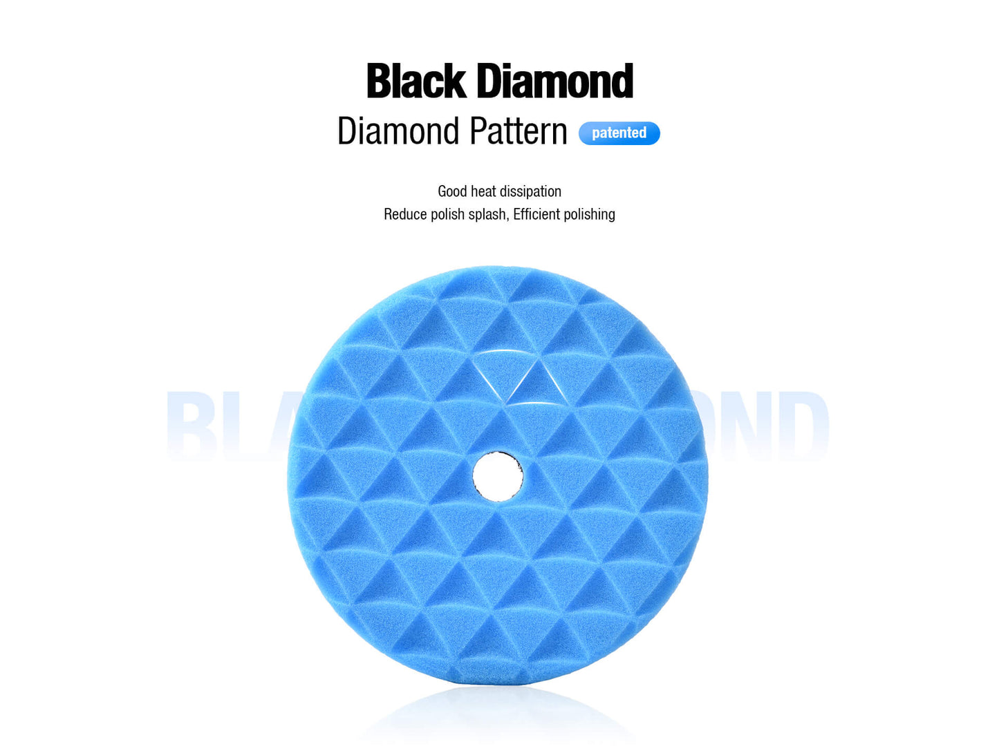 ShineMate Blue Foam Pad 3" - Medium (4" Face)