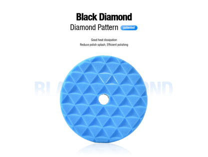 ShineMate Blue Foam Pad 3" - Medium (4" Face)