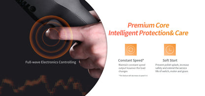 ShineMate EX620 5/15 Dual Action Polisher Kit 5"