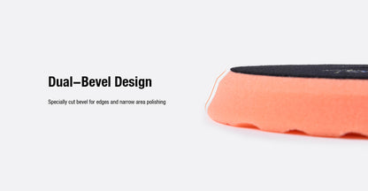 ShineMate Orange Foam Pad 5" - Light (6" Face)