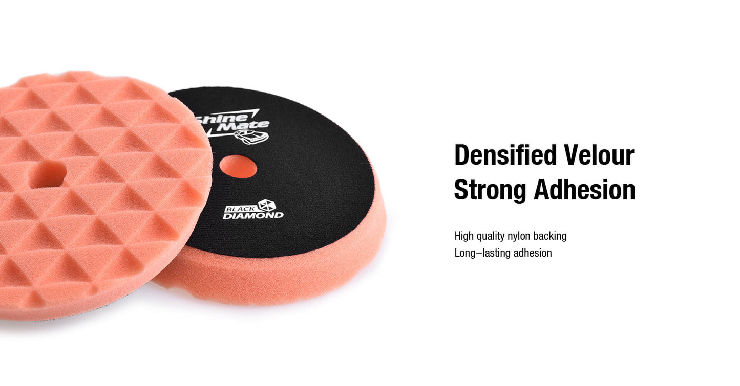 ShineMate Orange Foam Pad 5" - Light (6" Face)