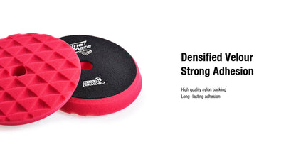 ShineMate Red Foam Pad 6" - Finishing (7" Face)