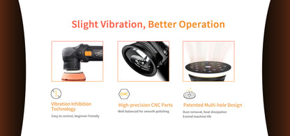 ShineMate EX603 Mini Dual Action Polisher