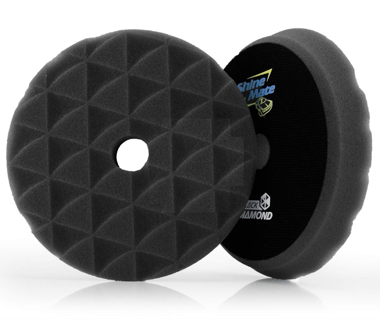 ShineMate Black Foam Pad 6" - Super Finishing (7" Face)