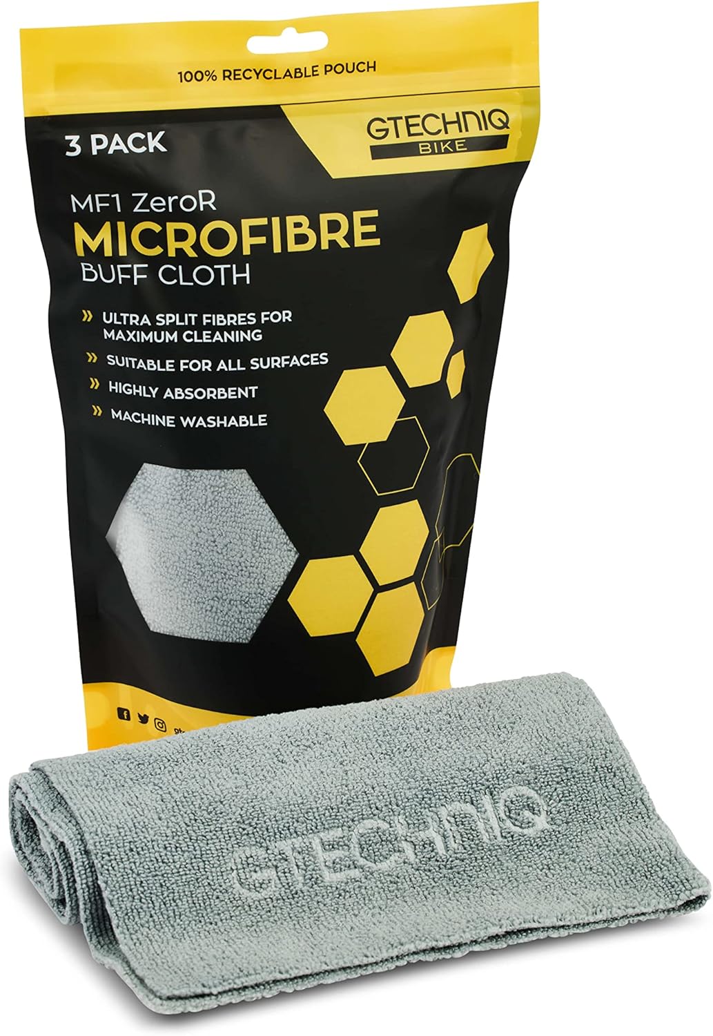 Gtechniq Bike Microfibre 3 Pack
