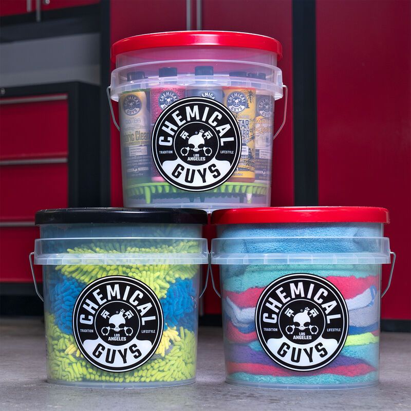 Chemical Guys Heavy Duty Ultra Clear Detailing Bucket 17L (4.5 Gal)
