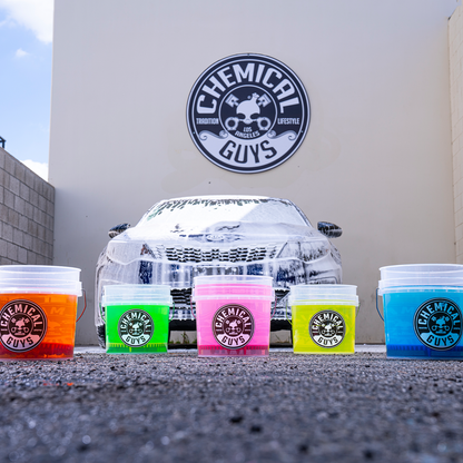 Chemical Guys Heavy Duty Ultra Clear Detailing Bucket 17L (4.5 Gal)