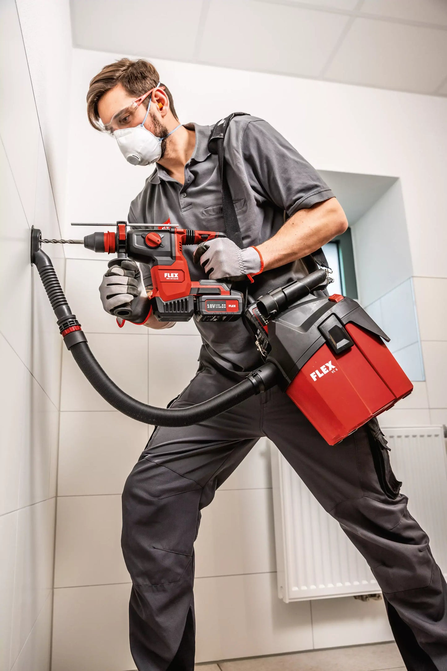 Flex VC 6L Battery Vac Shell