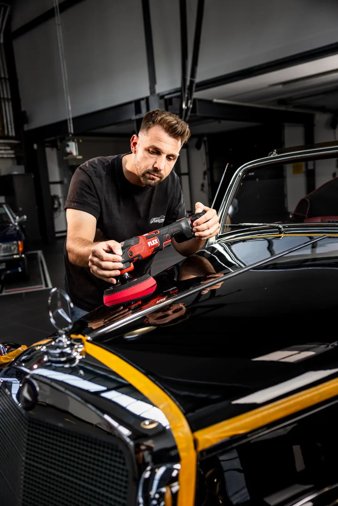 Flex PE 150 Cordless Rotary 18v Polisher Kit