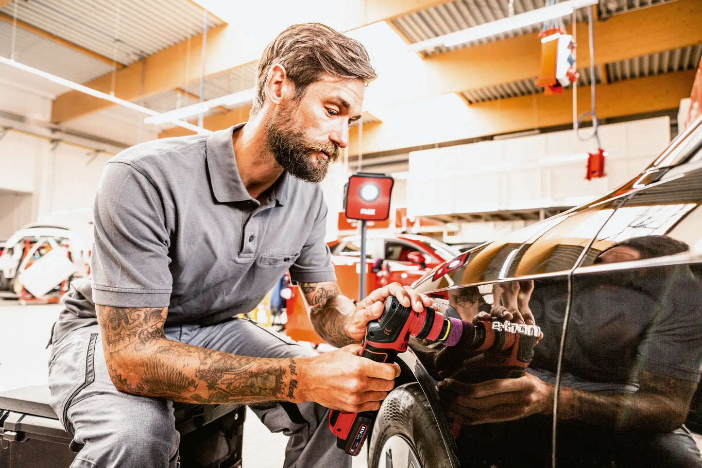 Flex PXE 80 12-EC Cordless Mini Polisher Kit - NEW Version 12 Volt