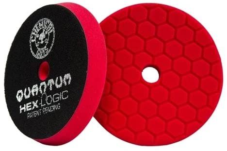 Chemical Guys Red 5.5'' Hex Logic Quantum Light Finishing Pad