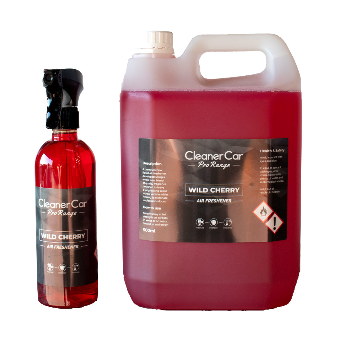 CleanerCar Pro Range Wild Cherry Air Freshener ( 500ml & 5L)