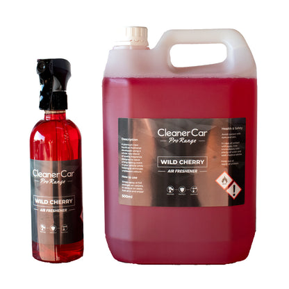 CleanerCar Pro Range Wild Cherry Air Freshener ( 500ml & 5L)