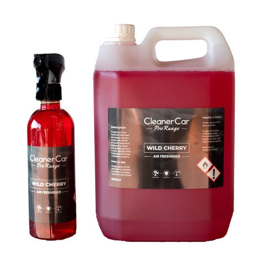CleanerCar Pro Range Wild Cherry Air Freshener ( 500ml & 5L)