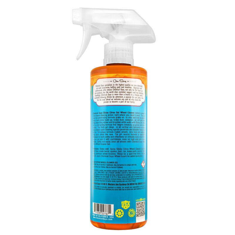 Chemical Guys Sticky Gel Citrus Wheel Cleaner 473ml (16oz)