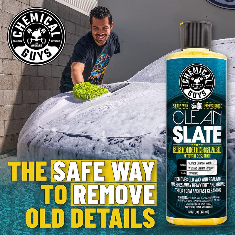 Chemical Guys Clean Slate Surface Cleanser & Wax Stripper 473ml (16oz)