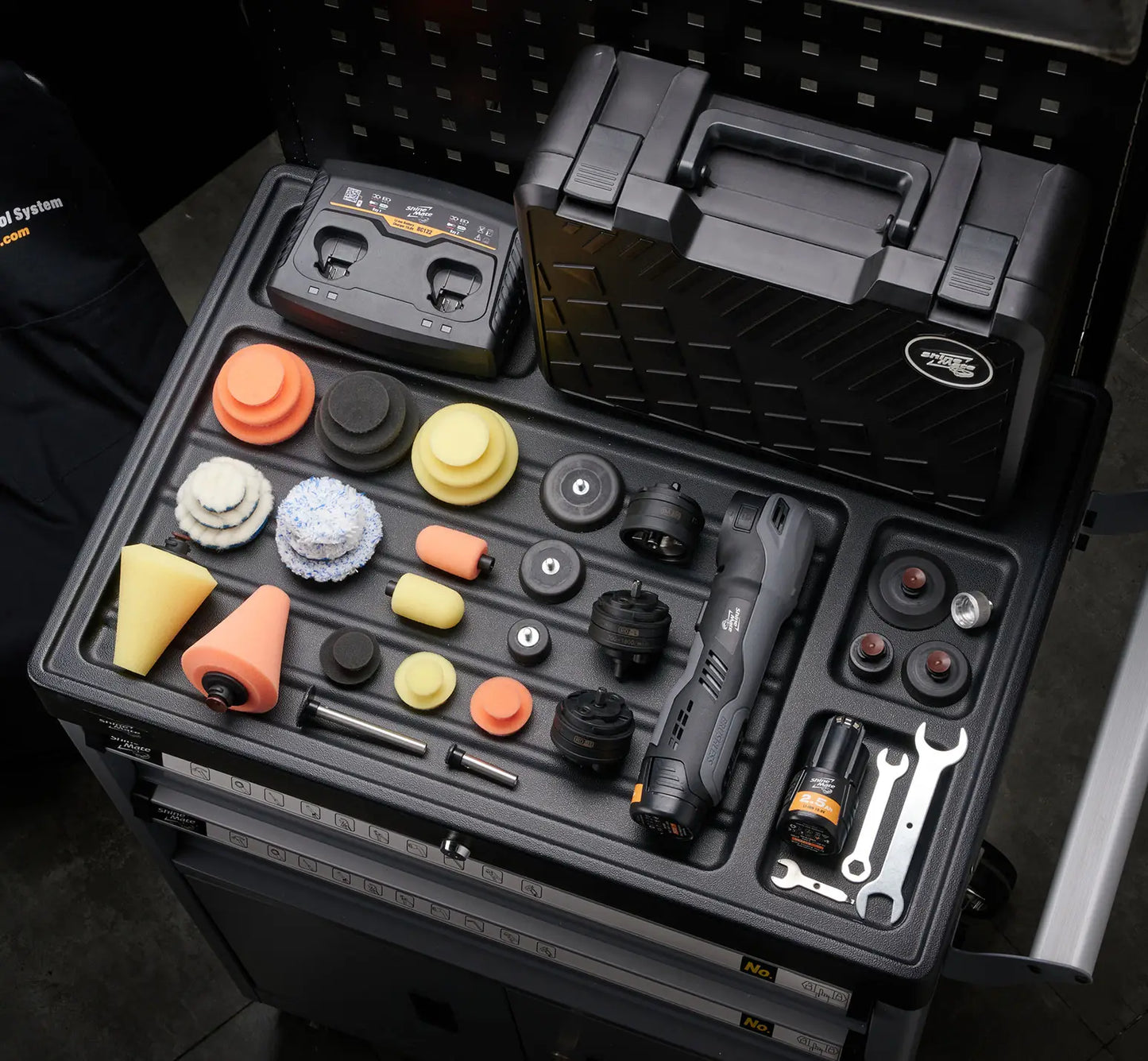 Shinemate EB210 Mini Polisher Kit Multi-Function Cordless