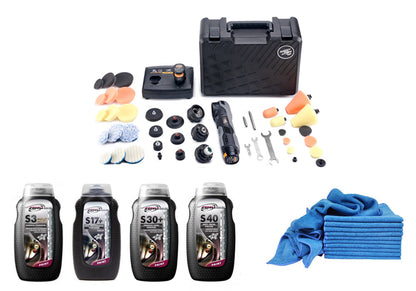 Shinemate EB210 Mini Polisher Kit Multi-Function Cordless Detailing Kit