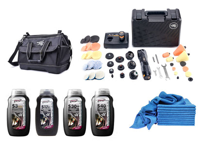 Shinemate EB210 Mini Polisher Kit Multi-Function Cordless Detailing Kit
