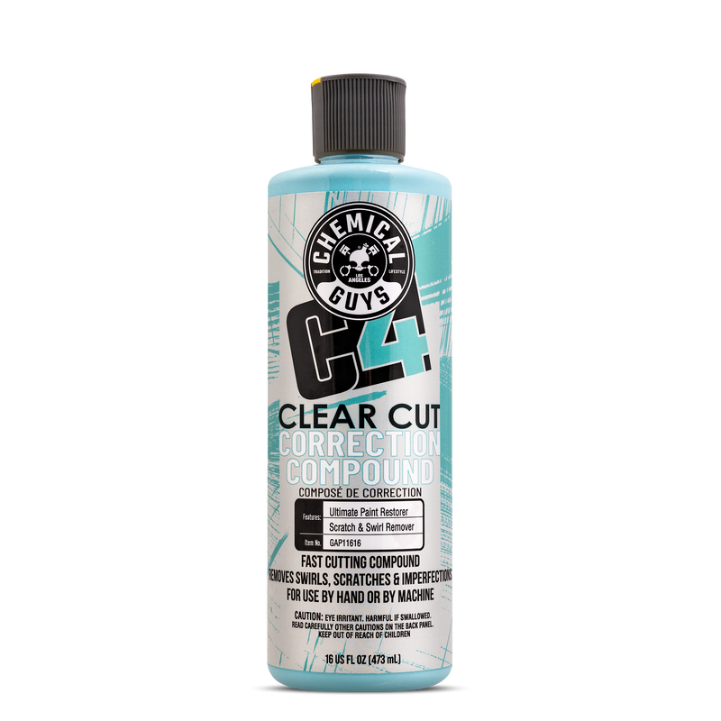 Chemical Guys C4 Clear Cut Correction Compound 473ml (16oz)