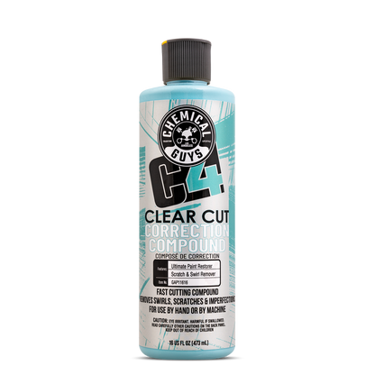 Chemical Guys C4 Clear Cut Correction Compound 473ml (16oz)