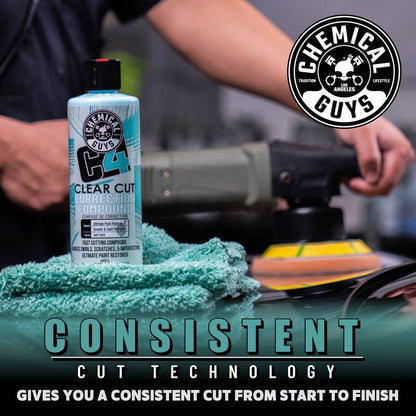 Chemical Guys C4 Clear Cut Correction Compound 473ml (16oz)