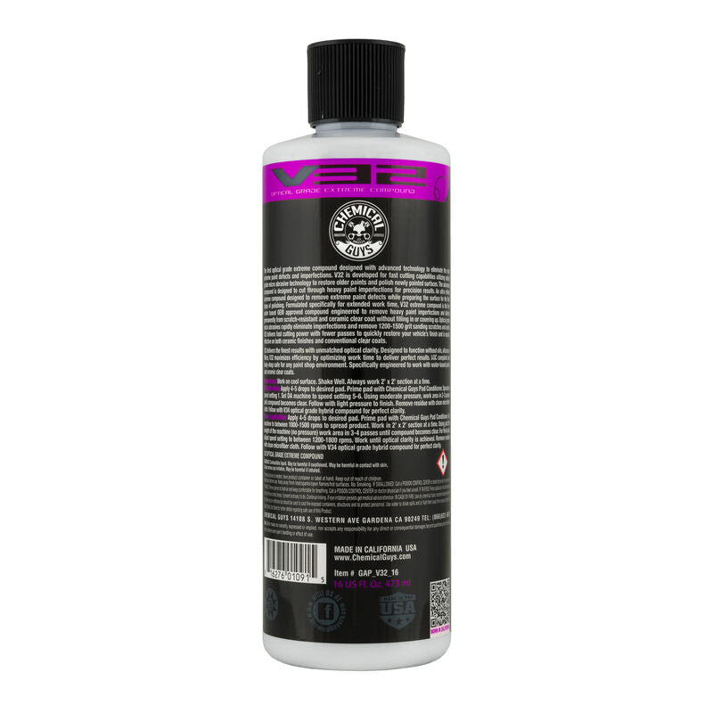 Chemical Guys V32 Optical Grade Extreme Compound 473ml (16oz)