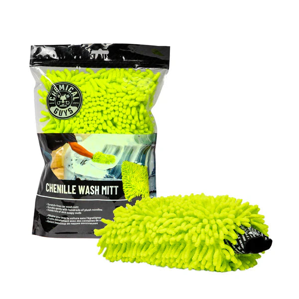 Chemical Guys Glossworkz Auto Wash Shampoo & Chenille Wash Mitt Bundle / Kit