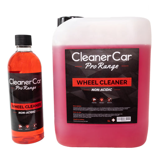 CleanerCar Pro Range Non-Acidic Wheel Cleaner (500ml & 5L)