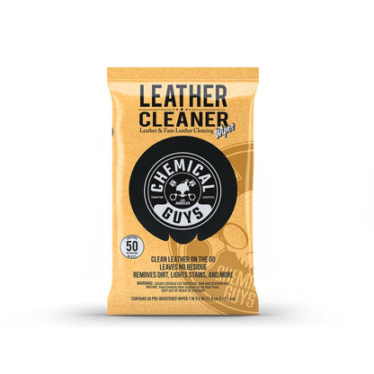 Chemical Guys Leather Cleaner Wipe 50pk
