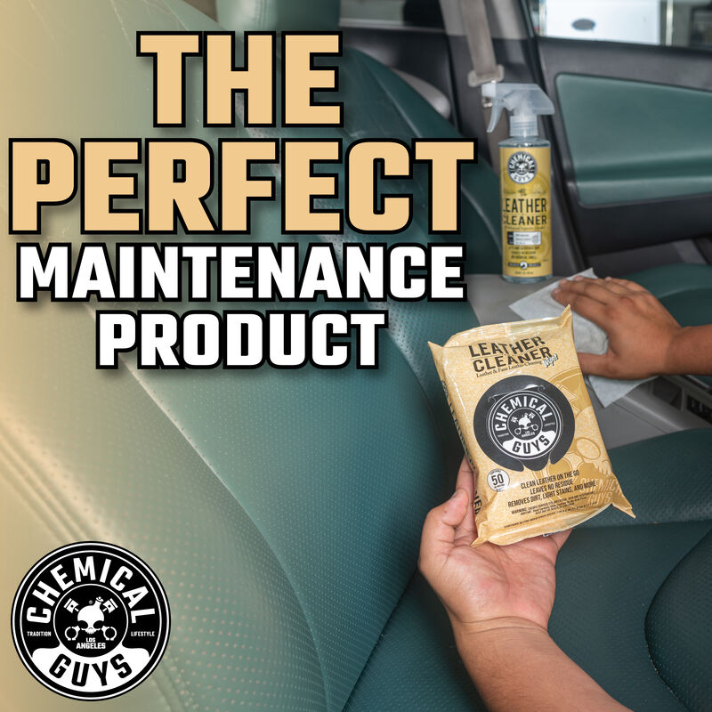 Chemical Guys Leather Cleaner Wipe 50pk