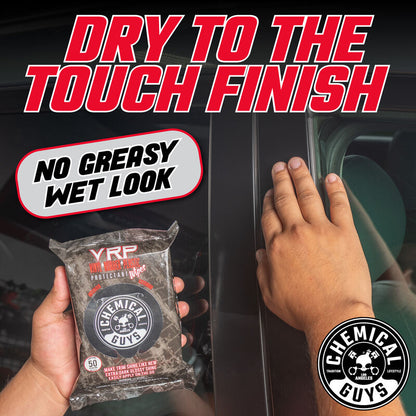 Chemical Guys VRP Vinyl, Rubber, Plastic Shine & Protectant Wipe 50pk