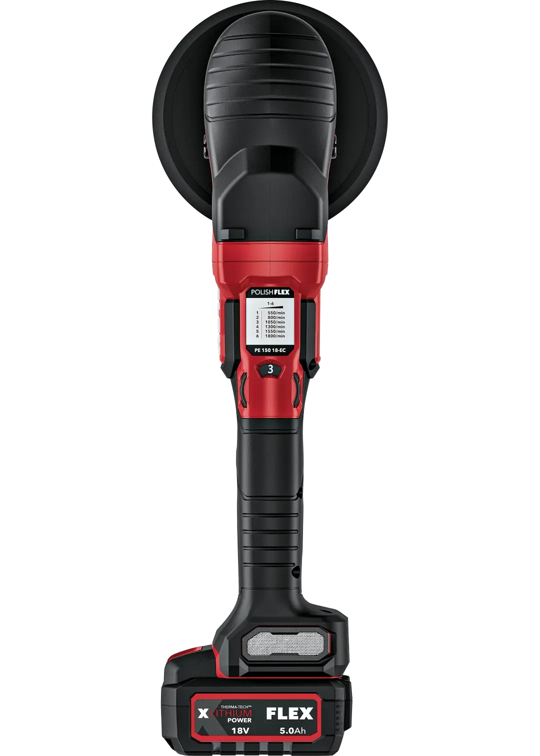 Flex PE 150 Cordless Rotary 18v Polisher Kit