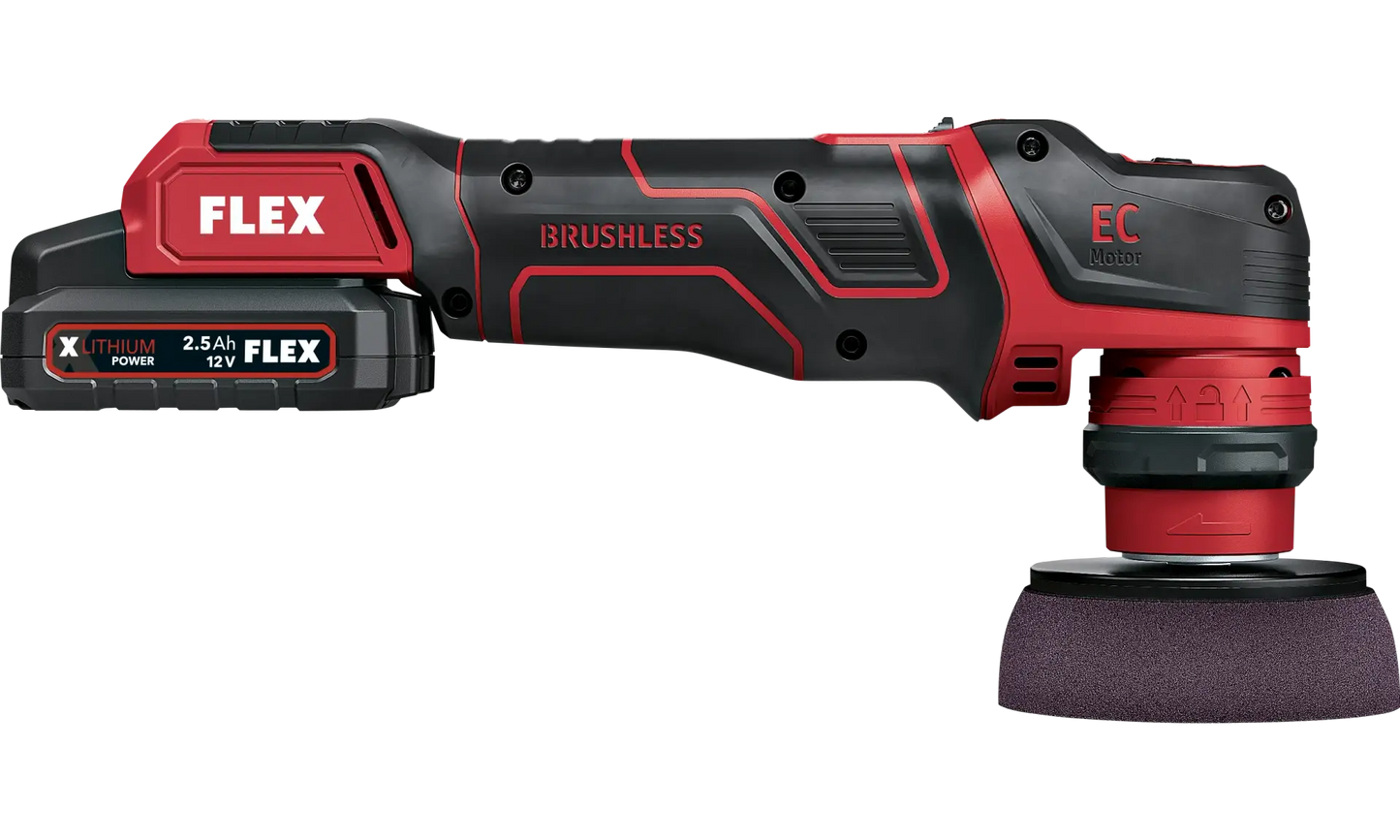 Flex PXE 80 12-EC Cordless Mini Polisher Kit - NEW Version 12 Volt