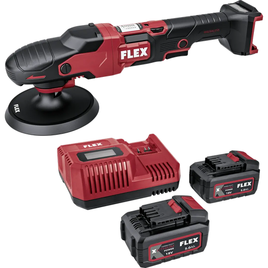 Flex PE 150 Cordless Rotary 18v Polisher Kit