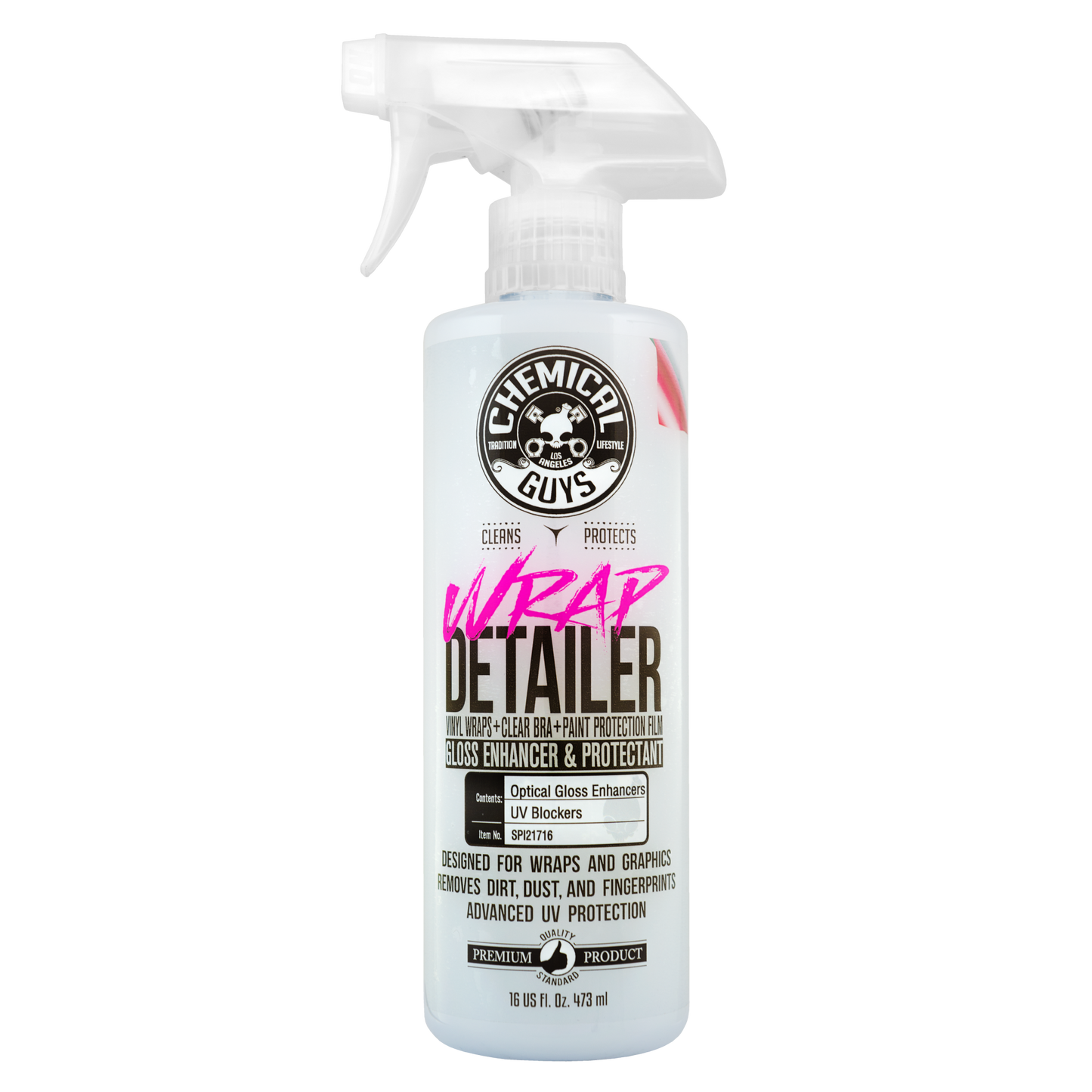 Chemical Guys Wrap Detailer Gloss Enhancer & Protectant 473ml (16oz)