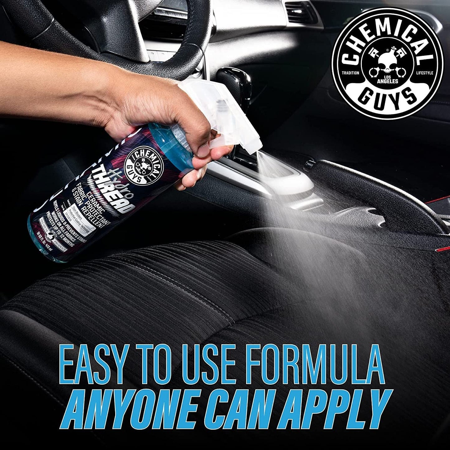 Chemical Guys HydroThread Ceramic Fabric Protectant & Stain Repelent 473ml (16oz)