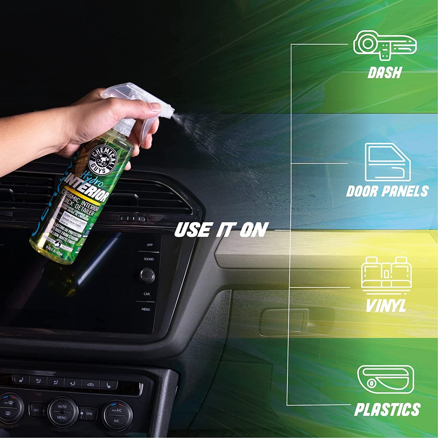 Chemical Guys HydroInterior Ceramic Interior Quick Detailer 473ml ( 16oz )